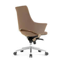 Chaises ergonomiques pivotantes en cuir PU, mobilier de bureau, chaise de direction luxueuse, table d'ordinateur, ensemble bureau et chaise