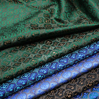 Vente en gros de style chinois Tang costume cheongsam robe mongole brocart tissé jacquard soie satin tissu antique