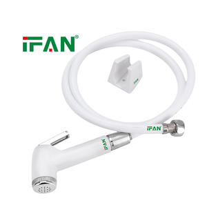 Pulvérisateur de bidet blanc IFAN avec tuyau flexible et support mural pour une <span class=keywords><strong>installation</strong></span> rapide - Product Image 3