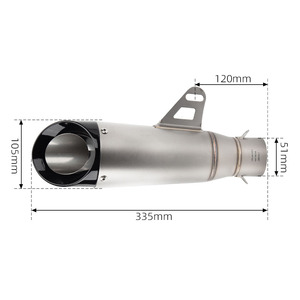 Sistema di Scarico Tracer7/GT per <span class=keywords><strong>Yamaha</strong></span> YZF-R7 MT07 FZ07 XSR700 <span class=keywords><strong>Tracer</strong></span> <span class=keywords><strong>700</strong></span>/GT 2014-2026, Silenziatore e Collettore Moto Project S1 - Product Image 6