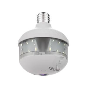 Projecteur intelligent sans fil 3MP <span class=keywords><strong>ampoule</strong></span> E27 caméra de sécurité V380 Pro 360 degrés panoramique 4G carte Sim WiFi CCTV <span class=keywords><strong>ampoule</strong></span> caméra - Product Image 1