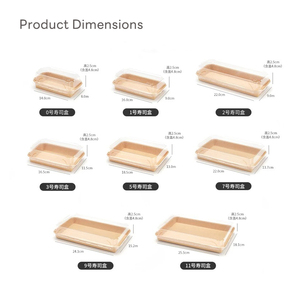 Boîte d'emballage alimentaire à emporter en papier kraft moderne, écologique, <span class=keywords><strong>de</strong></span> qualité alimentaire, jetable, avec couvercle transparent par Qiaoji - Product Image 3