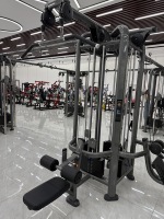 Máquina de Gimnasio Multifuncional Comercial de 8 Estaciones, de Alta Resistencia, con Tubo de Acero de 3 mm, Cable Crossover, para Club de Fitness u Hotel, con Certificación CE ISO, de Fábrica OEM