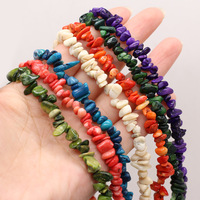 Perles en pierre concassée de 5x8mm, multicolores, pour bijoux DIY, bracelets, colliers, artisanat fait main, cadeaux