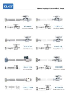 6. cUPC NSF 승인 수도꼭지 기계 식기 세척기 화장실 스테인레스 스틸 304 꼰 금속 유압 유연한 호스 - Product Image 6