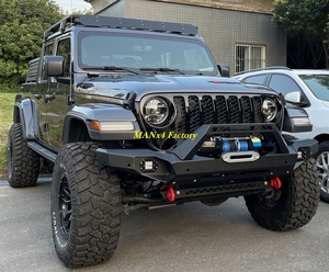 Deluxe 4x4 thép phía trước Bumper Bull thanh nudge Bar cho Jeep Đấu sĩ JT JL - Product Image 3