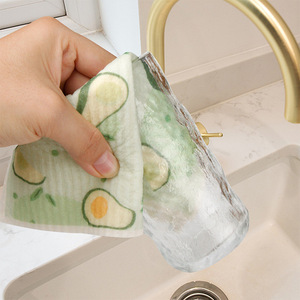 Esun Chiffons éponge en cellulose biodégradables super absorbants et anti-rayures pour la cuisine - Product Image 5