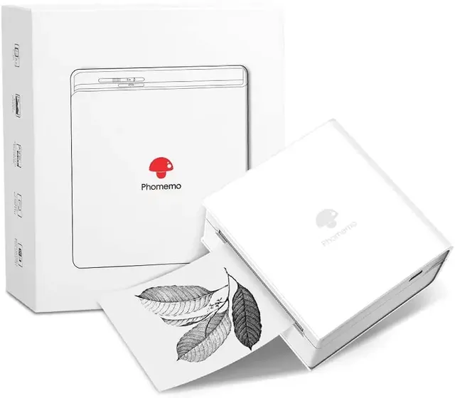Mini Phomemo M02 Pocket Sticker Printer BT Wireless Portable Mobile Printer Inkless Mini Photo Printer for Notes