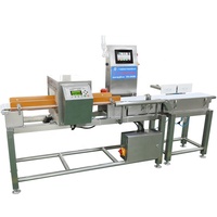 Ligne de production alimentaire Détecteur de métaux automatique et peseur de contrôle Combo pour la viande fraîche trieuse pondérale d'aliments avec détecteur de métaux