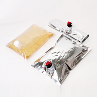 Pochette Doypack avec valve, en PE de qualité alimentaire, thermoscellée, jetable, pour emballage de liquides et boissons gazeuses
