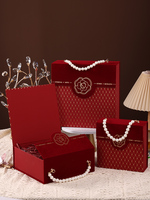 KAQI Boîte Cadeau Rigide Portable Haut de Gamme Recyclable pour Mariage et Anniversaire, Emballage Vide en Papier Synthétique pour Bonbons, Cils et Articles Délicats