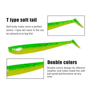 Soft lure rubber 65mm 1.5g Fishing lure Shad Silicone bait soft Bait per perch pike soft plastic fishing lure - Product Image 4