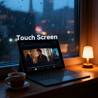 GreatAsia 2-en-1 Surface Pro 14 Pouces Ordinateur Portable Tactile RAM 16 Go ROM 256 Go avec Clavier Détachable Win11