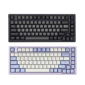 PBT keycap USB Tipe C berkabel ergonomis Linear merah tombol Desktop Laptop mekanik PC game Tablet Keyboard - Product Image 1