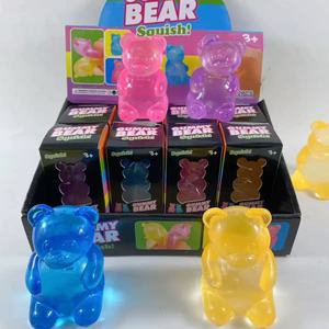 Cute <b>Gummy</b> <b>Bear</b> Squishy Toys Slow Rise Squishies Fidget Toys Maltose <b>Gummy</b> <b>Bears</b> Anti Stress Ball Stress Relief Squeeze Toy - Product Image 2