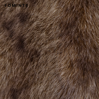 Nouveau design, manteau long chic à revers en fausse fourrure, veste luxueuse en peluche, vêtement d'extérieur doux et chaud pour l'hiver, vente en gros personnalisée de haute qualité