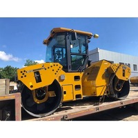 Rouleau compresseur routier à double tambour de bonne qualité 12 tonnes XD123, rouleau vibratoire tandem 12 tonnes, compacteur d'asphalte