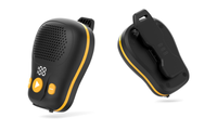 Haut-parleur portable 5W S9 en plastique avec clip, contrôle tactile, longue autonomie, résistant à la transpiration pour les déplacements en extérieur