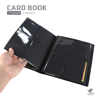 CB002 Classeur de cartes à collectionner personnalisé à 4 pochettes, classeur de protection Magic, fabriqué en PP, impression par gravure