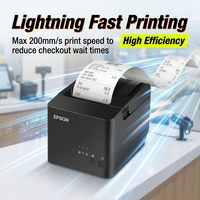 Imprimante thermique de reçus de bureau E-PSON 80 mm sans encre USB+RS232 LAN POS BillPrinter en stock TM-T81III T100 T83III