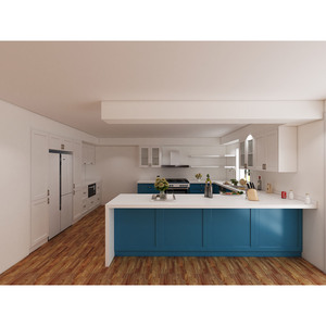 CBMmart Merakit Lemari Dapur Lemari Kayu Solid Lemari Penyimpanan Dapur untuk Proyek Hunian & Komersial - Product Image 2