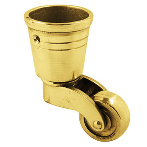 ล้อหมุนตกแต่ง, ทองเหลืองด้าน, ทองเหลืองขัดเงา - Product Image 1