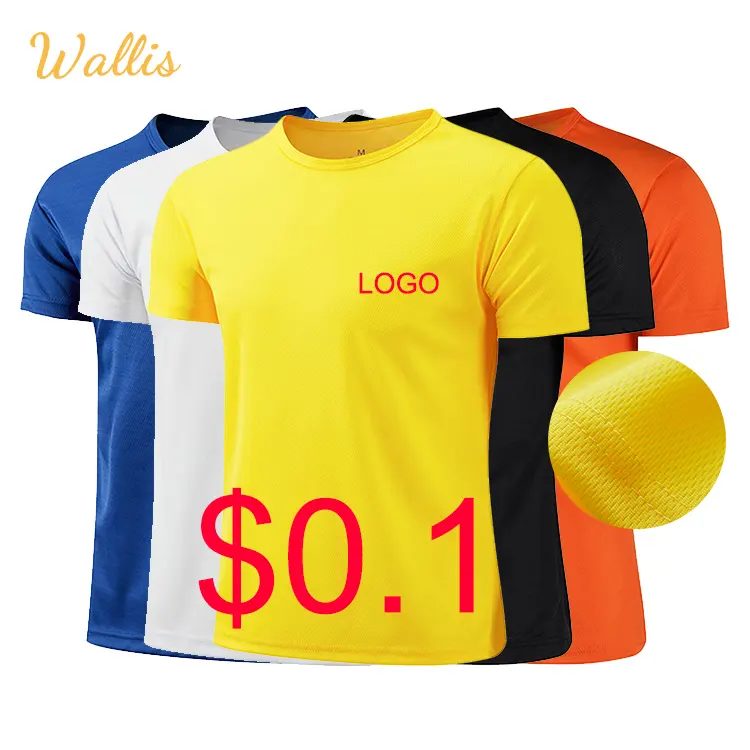 Free Sample Custom Printing Women Blank Men'S T-Shirts 100% Polyester Sport Tee Shirt Blouses Tops Unisex Gym Plain T Shirt