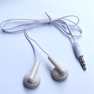 Auriculares desechables blancos, los más baratos, para autobús o avión, regalo escolar, uso único - Product Image 3