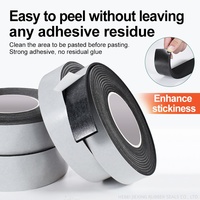 Bande d'étanchéité en mousse EVA HY à cellules ouvertes, bande d'étanchéité auto-adhésive simple face en caoutchouc EPDM CR EVA pour porte de voiture