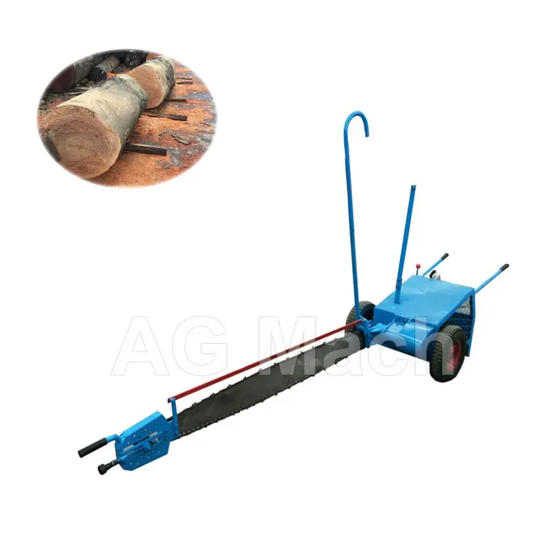 Portable Mobile Saw Small Home Use Wood Lumber Cutting Saw Mills Machine