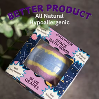 LovSens Bombes de bain effervescentes écologiques et biologiques sur le thème des animaux, nettoyage doux pour tous types de peaux, format extra large, avec jouet surprise, paquet individuel