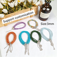 Bracelet en pierres naturelles de guérison, petit cristal, magnifique bijou, pierre précieuse à facettes, tendance, pour femme, cadeau - Vente flash