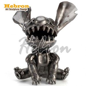 Mostrador de Recepción Metálico Industrial para Pequeños Negocios, con Diseño de Número de Llamada y Tema de Ángel, Impresión Digital para Locales de Barbacoa - Product Image 5