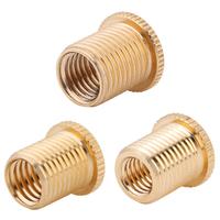Kit de Adaptador de Rosca para Palanca de Cambios de Coche de Latón Premium, 3 Tamaños: M10x1.5, M10x1.25, M8x1.25, Inserto Roscado Universal