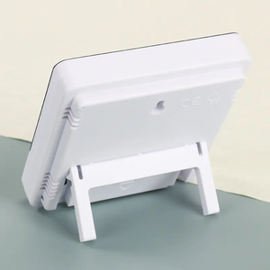 Grande demande Thermohygromètre intérieur HTC1 haute précision, température, humidité, horloge, alarme, grand capteur de température LCD - Product Image 3