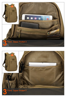 Sac à dos tactique imperméable avec fermeture éclair, grande capacité 35L, pour camping, trekking, escalade, cyclisme, système Molle, compatible ordinateur portable
