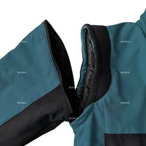 Chaqueta Softshell para hombre, transpirable, a prueba de viento, ropa de trabajo de invierno, servicio OEM, soporte de poliéster, cremallera, bloqueo de colores, caza, trotar - Product Image 3