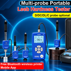 Portable LS253 Digital Metal Durometer with Bluetooth App and 7 Hardness Scale Conversion - Product Image 2
