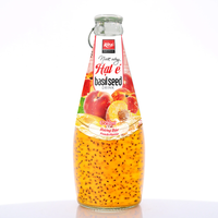 Fabricant r5 haute qualité 290 ml boisson saveur grenade graine de basilic