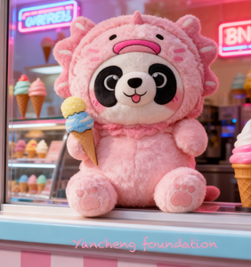 Bán buôn dễ thương tùy chỉnh kích thước kỳ nhông gấu trúc động vật chất liệu cotton Thú nhồi bông đồ chơi sang trọng tùy chỉnh màu sắc logo unisex cảm xúc - Product Image 3