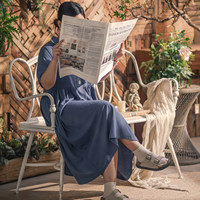 Banc de jardin en fer forgé de style français, chaise de patio avec dossier, banc long en métal pour villa, cour