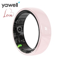 Anneau intelligent Yawell à commande gestuelle, étanche 5ATM, moniteur de fréquence cardiaque, céramique, pour hommes et femmes, suivi de la forme physique et du sport, anneau intelligent R12