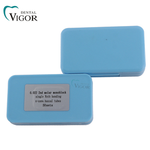 Ortodontik tedavi kullanımı için yüksek kaliteli 2nd Molar monoblok 50 takım ortodontik bukkal tüp - Product Image 2