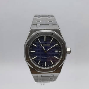 นาฬิกาข้อมือผู้ชายเรียบง่าย Montre Homme นาฬิกาอัตโนมัติกันน้ำ  รับสั่งทำโลโก้ของตัวเอง  กลไก NH35 นาฬิกาอัตโนมัติสำหรับผู้ชาย - Product Image 1