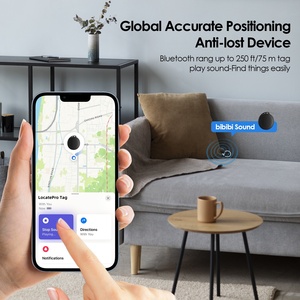 <span class=keywords><strong>Traceur</strong></span> GPS intelligent mini pour animaux de compagnie (chiens/chats) compatible <span class=keywords><strong>Android</strong></span>, localisateur Bluetooth pour collier, accessoires pour clés de voiture et enfants - Product Image 3