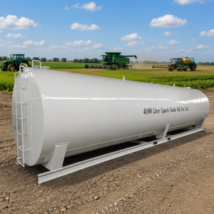 Tanque de Combustible de Acero Inoxidable de Doble Pared de <span class=keywords><strong>40</strong></span>,000 <span class=keywords><strong>Litros</strong></span>, Montado sobre Plataforma, Tanque de Combustible de 10,000 <span class=keywords><strong>Galones</strong></span> - Product Image 1