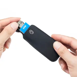 Echtes Leder Schlüssel bund USB-Flash-Treiber Schützen Sie den Halter Schlüssel anhänger USB-Laufwerk SD-Karten hülle Gehäuse abdeckung