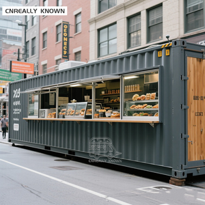 Bar conteneur portable de 20 pieds avec cuisine entièrement équipée pour bars extérieurs, conteneur de stockage, café commercial - Product Image 4