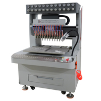 Machine automatique de fabrication de logos en PVC 220V avec PLC, pour patchs en caoutchouc 3D, pendentifs, figurines et machines de distribution de silicone