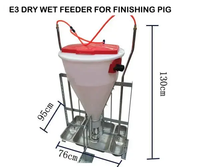 Nouveau Distributeur Automatique de Nourriture pour Porcs – Mangeoire PP Sèche et Humide pour l'Engraissement du Bétail – Équipement d'Élevage Porcin en Acier et Plastique – Vente Chaude